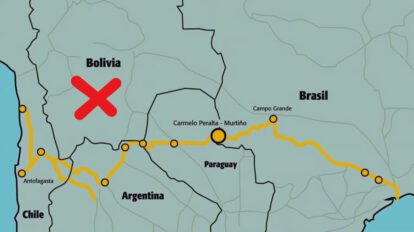 Corredor Bioceánico excluye a Bolivia