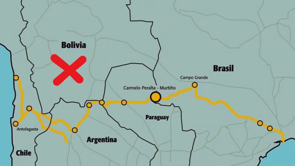 Corredor Bioceánico excluye a Bolivia