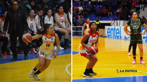 Selección nacional femenina de básquetbol con representantes de Oruro
