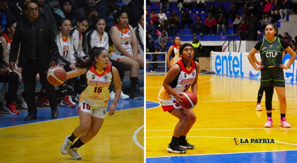 Selección nacional femenina de básquetbol con representantes de Oruro