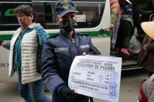Controles en Oruro para evitar incremento de pasajes