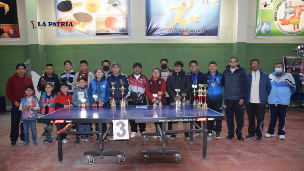 Último torneo de tenis de mesa en Oruro