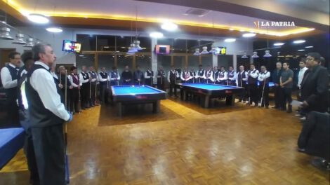 Campeonato Nacional Interclubes Sociales de Billar en el Club Oruro