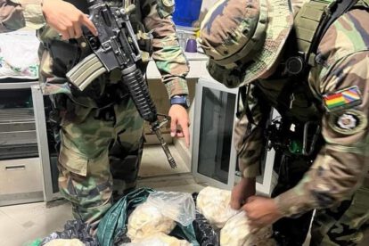 Decomiso de cocaína en Urkupiña por la Felcn