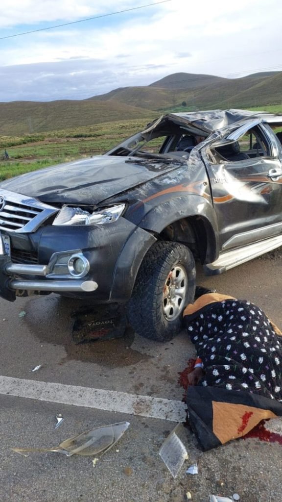 Incidente mortal en doble vía Oruro - La Paz