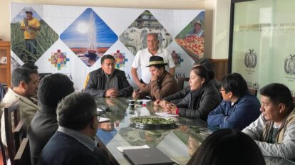 Producción agropecuaria y piscícola en Bolivia
