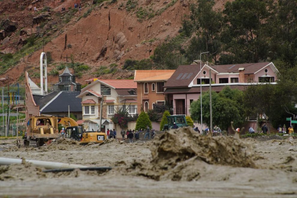 Alerta roja en La Paz por desbordamiento de ríos