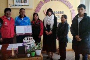 El nuevo directorio de la Asociación Departamental de Karate Oruro