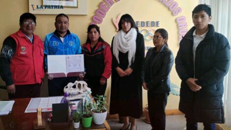 El nuevo directorio de la Asociación Departamental de Karate Oruro