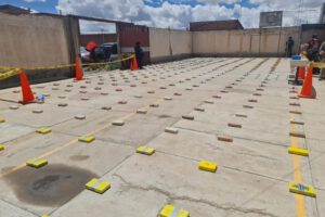 Operación antidrogas en Oruro con secuestro de 125 kilos de droga
