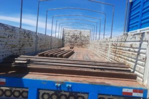 Decomiso de rieles en Tarija