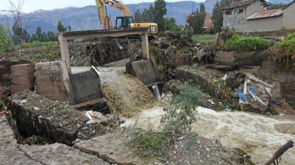 Inundaciones en Bolivia afectan cultivos