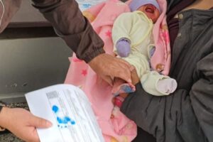 Registro de un bebé en el Serecí de Cochabamba