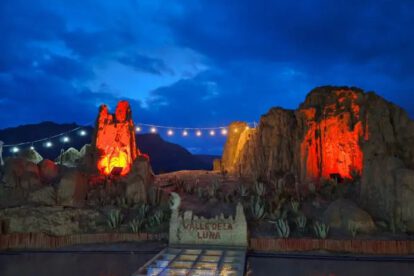Suspensión de visitas al Valle de la Luna por fuertes lluvias en La Paz