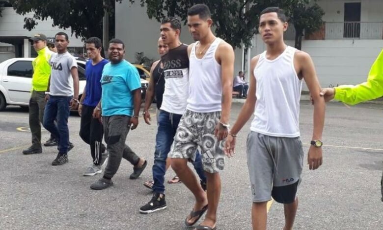 Integrantes del Tren de Aragua