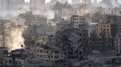Gaza en ruinas tras bombardeos