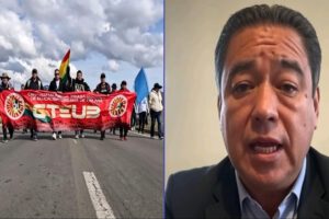 Una persona y un grupo
