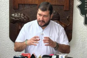 El presidente cívico Stello Cochamanidis