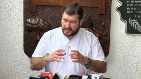 El presidente cívico Stello Cochamanidis