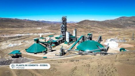 La planta de cemento en Potosí