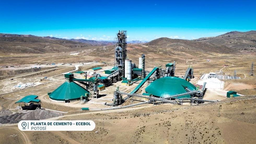 La planta de cemento en Potosí