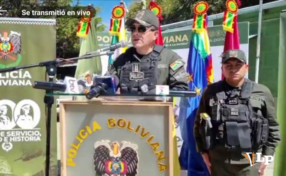 Imagen del nuevo comandante departamental de la Policía de Oruro