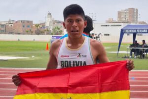 Atletismo en Lima Perú, Wilmer Santos atleta orureño, Clasificó al Mundial U-20 en 3.000 metros con obstáculos