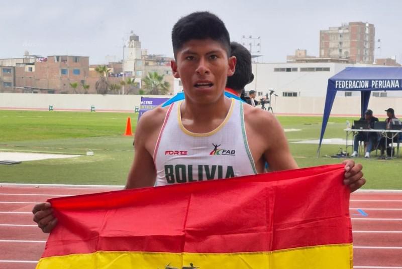 Atletismo en Lima Perú, Wilmer Santos atleta orureño, Clasificó al Mundial U-20 en 3.000 metros con obstáculos
