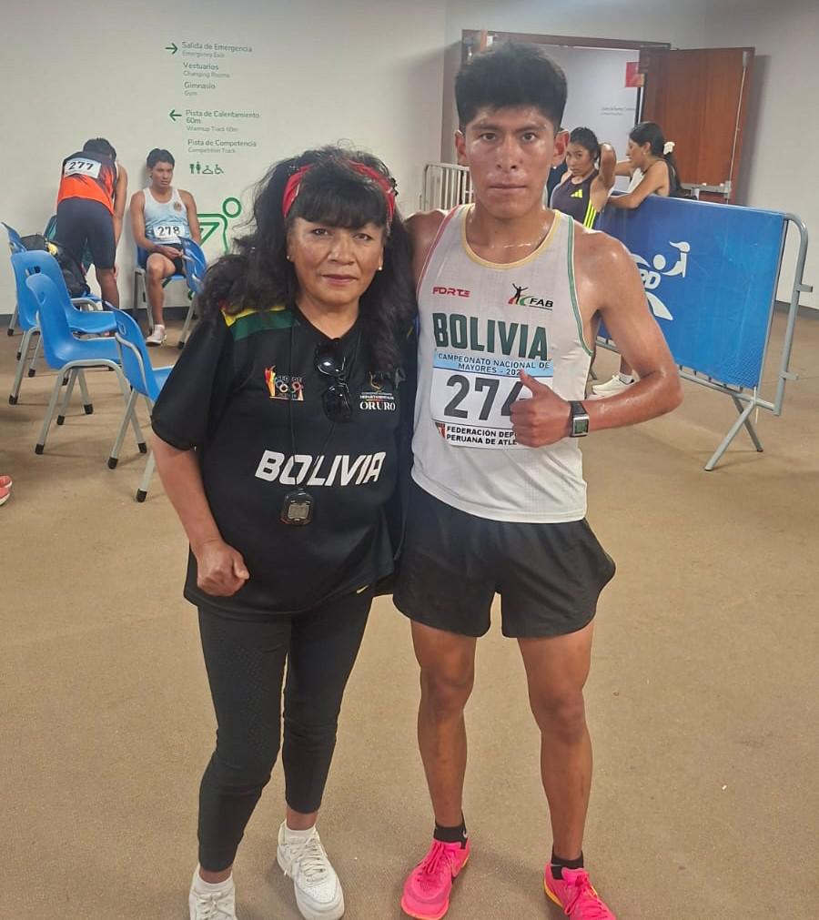 Atletismo en Lima Perú, Wilmer Santos atleta orureño, Clasificó al Mundial U-20 en 3.000 metros con obstáculos