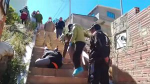 El cuerpo fue llevado al cementerio general para realizar la autopsia