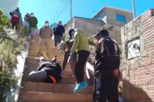 El cuerpo fue llevado al cementerio general para realizar la autopsia