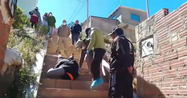 El cuerpo fue llevado al cementerio general para realizar la autopsia
