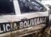 El motorizado policial embarrancado