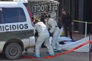 Una escena del crimen en Santa Cruz