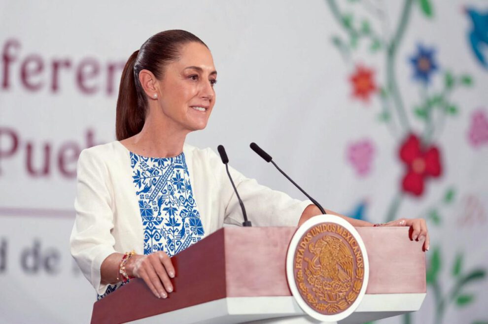 La presidenta la ciudad de México Claudia Sheinbaum