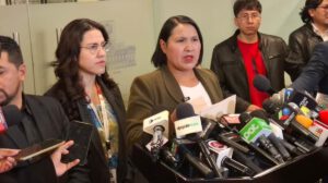 Miembros de la Brigada Parlamentaria de La Paz