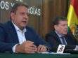 El presidente de YPFB, Sebastián Daroca y el ministro Marcelo Blanco