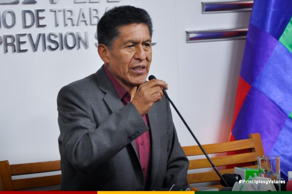 Ministro de Trabajo, Edgar Morales