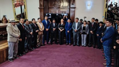 posesion de secretarios departamentales