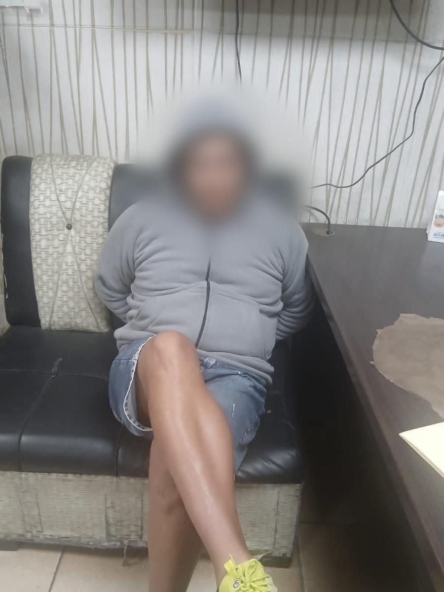 Imagen de uno de los delincuentes