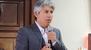 El gobernador de Oruro, Edgar Sánchez
