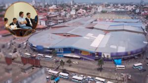 Una persona y el panorama del mercado