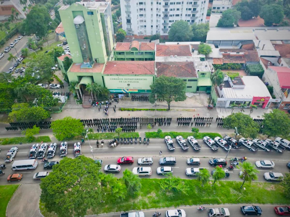 El lanzamiento se realizó con la presencia de brigadas policiales y militares
