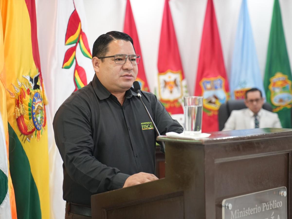 El Fiscal General del Estado, Roger Mariaca