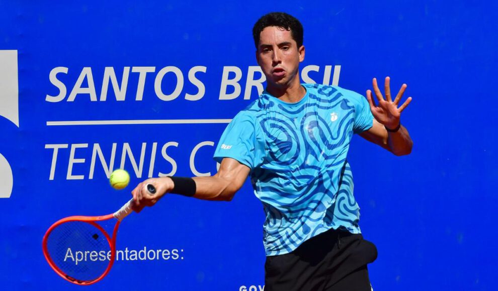 Challenger de Santos en Brasil,  Murkel Dellien tenista boliviano, Dellien con el triunfo se instaló en octavos de final
