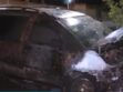 Un vehiculo calcinado