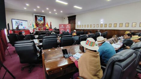 asamblea departamental de Oruro