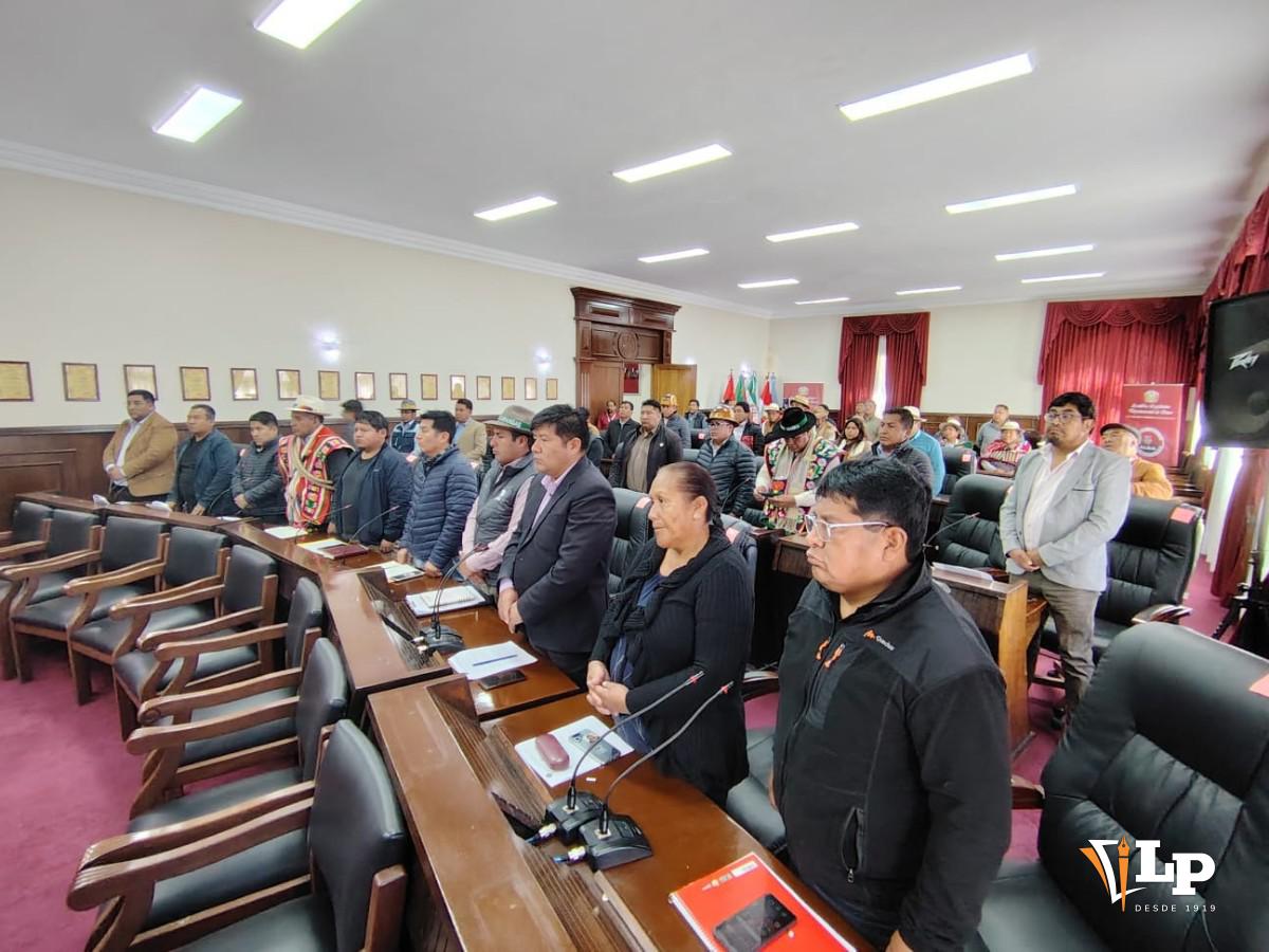 asamblea departamental de Oruro