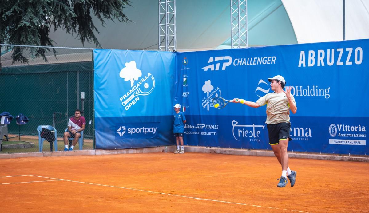 Challenger de Francavilla en Italia, Juan Carlos Prado tenista boliviano, Prado quedó en octavos de final