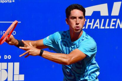 Challenger de Santos en Brasil, Murkel Dellien tenista boliviano, Hernán Casanova su rival en cuartos